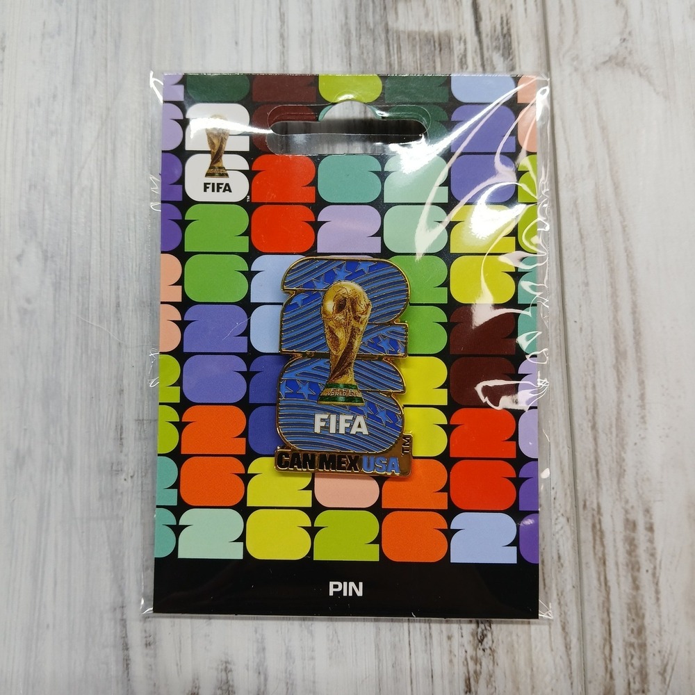FIFA World Cup 2026 Official Logo Pin Canada Mexico USA Soccer F26-PN-0007-A